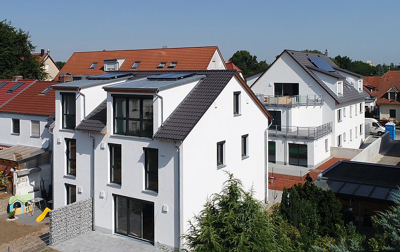 2016 - 2017 - Mehrfamilienhaus und Reihenhäuser in Nürnberg